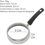 Modelador de Ovo em Aluminio Polido Lidermix
