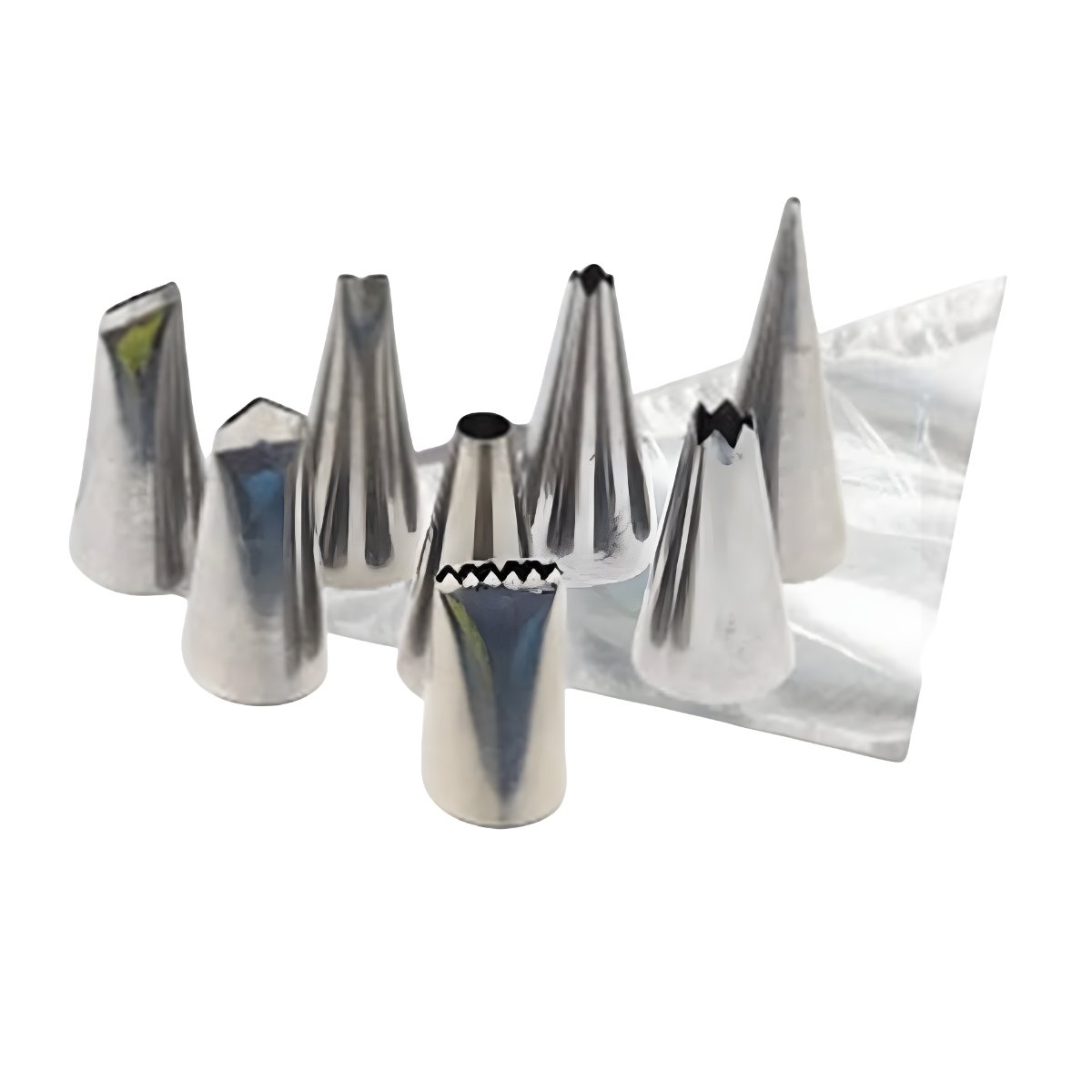 Saco Confeitar Emborrachado 8 Bicos