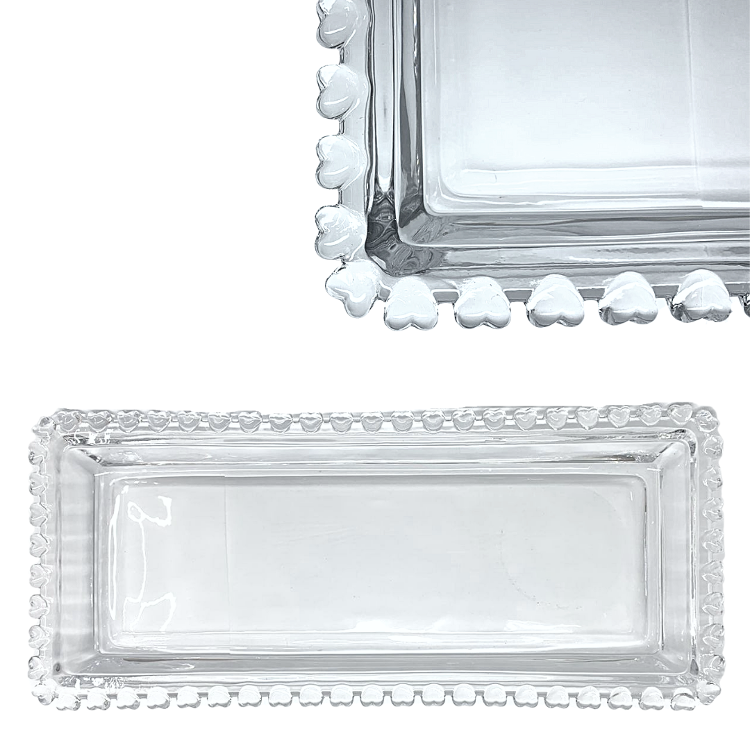 Travessa Retangular Coração