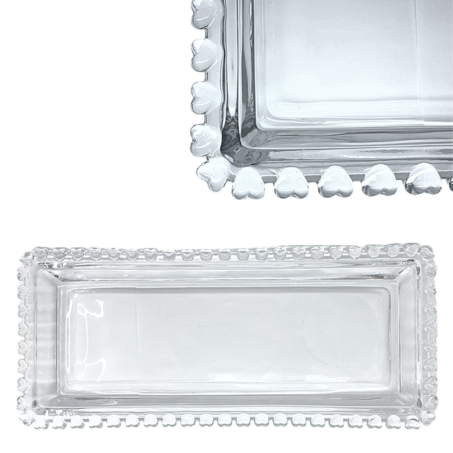 Travessa Retangular Coração Hover Image