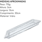 Travessa Retangular Coração