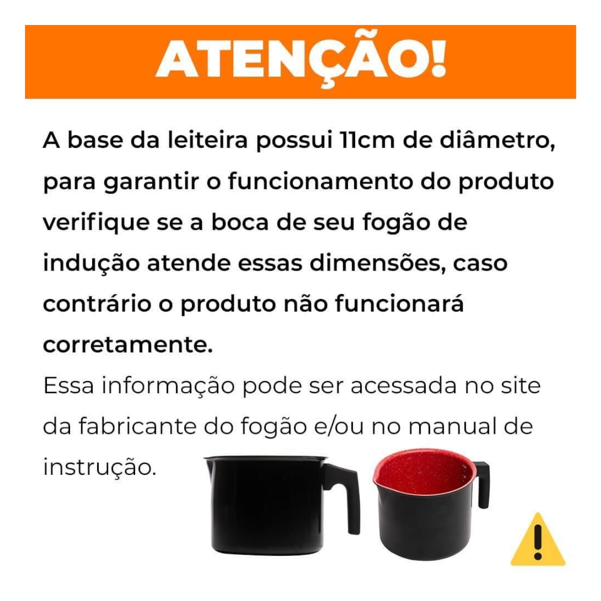 Leiteira de Alumínio de Indução Revestimento Cerâmico - A Gourmet