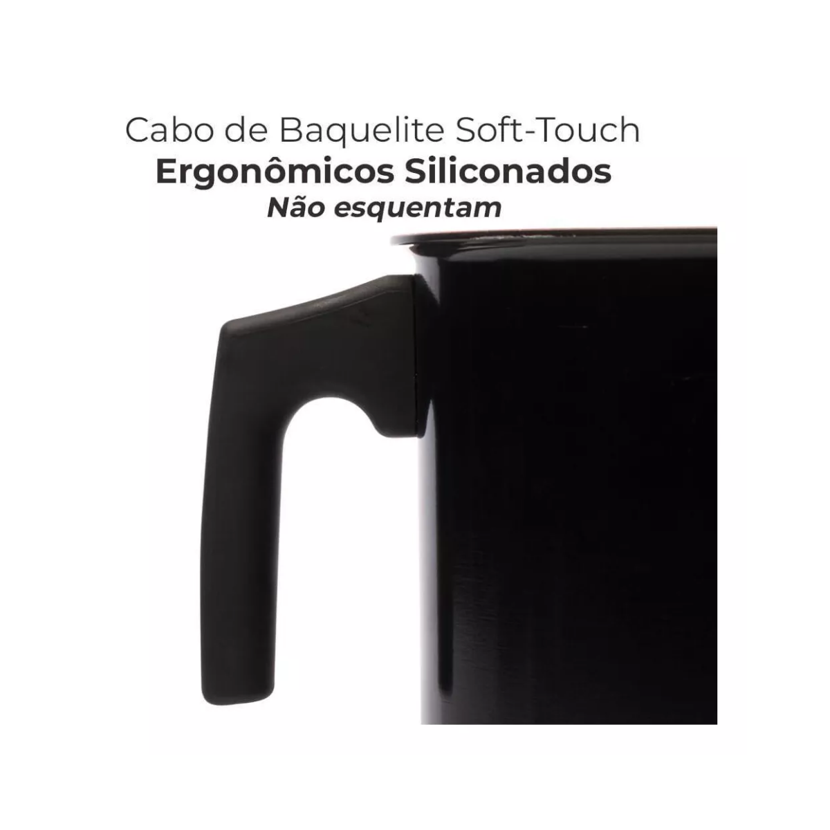 Leiteira de Alumínio de Indução Revestimento Cerâmico - A Gourmet