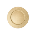 Sousplat Shine Dourado de Plástico