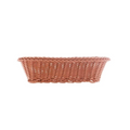 Cesto Para Pães de Rattan e Plastico Oval