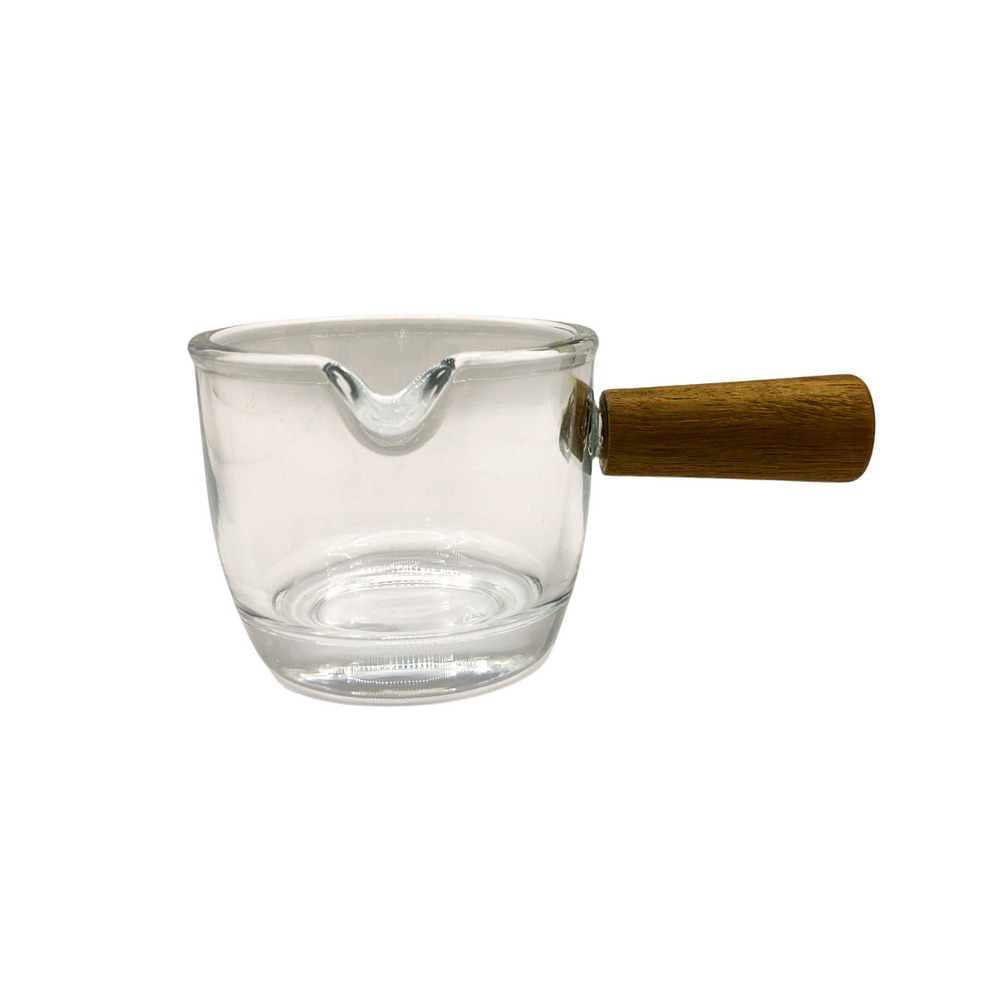 Molheira de Vidro Com Cabo Bambu - A Gourmet