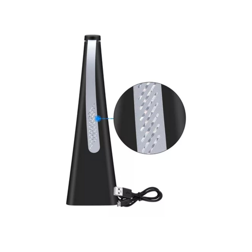 Ventilador Repelente Preto a Pilha Lyor - A Gourmet