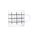 Caneca de Vidro Stripes 125ml
