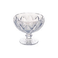 Taça de Vidro Para Sobremesa Diamond