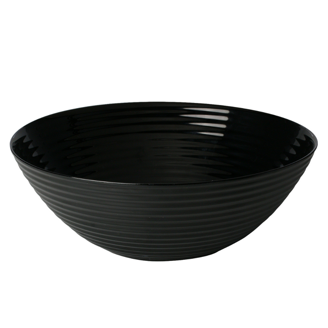 Tigela Bowl de Vidro Harena Black - A Gourmet Hover Image