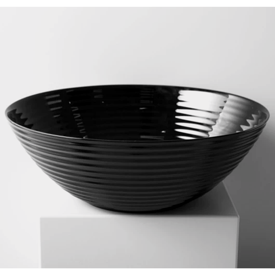 Tigela Bowl de Vidro Harena Black
