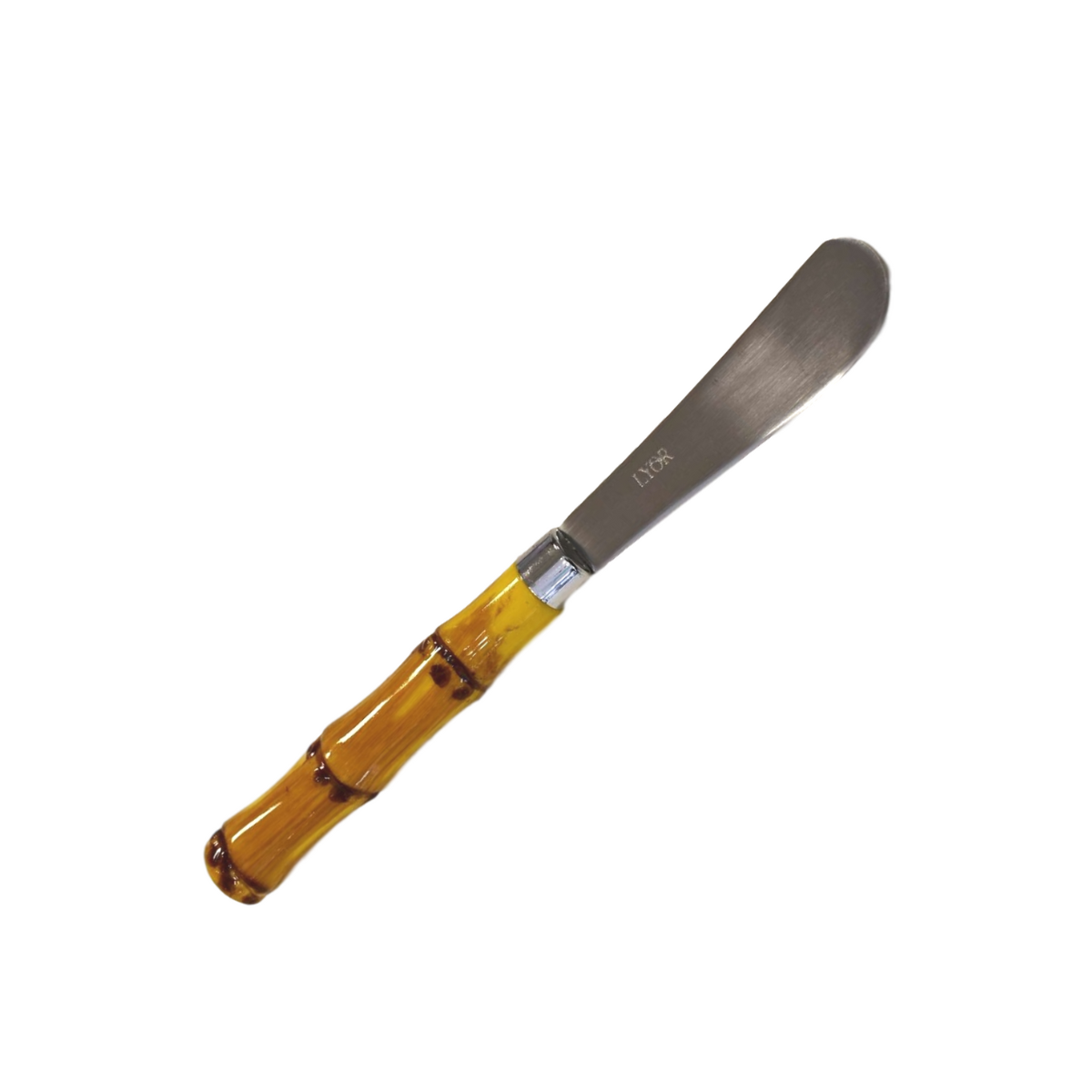 Conjunto 4 Espátula de aço Inox Cabo Bambu A Gourmet