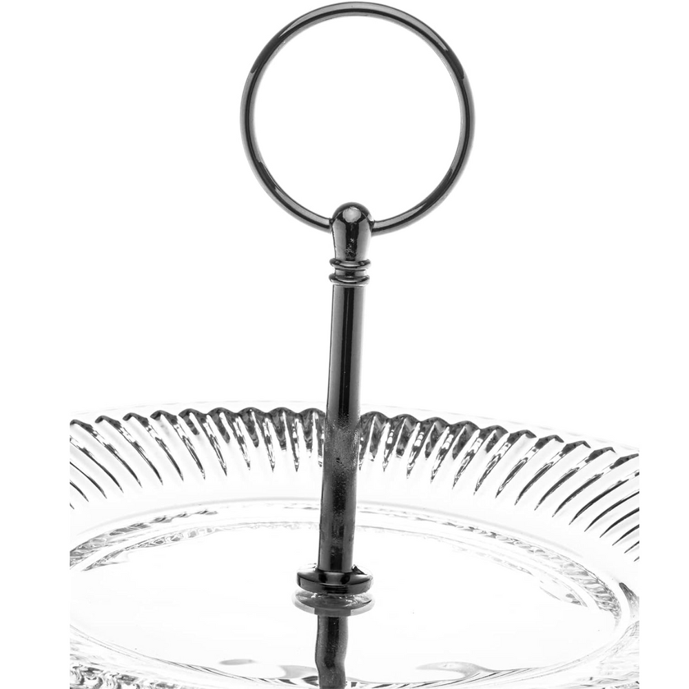 Porta Doce 3 Andares de Vidro Lyor