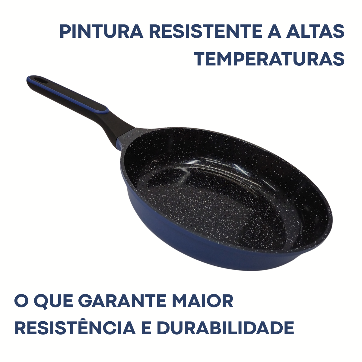 Frigideira Antiaderente Cerâmica 28cm Azul