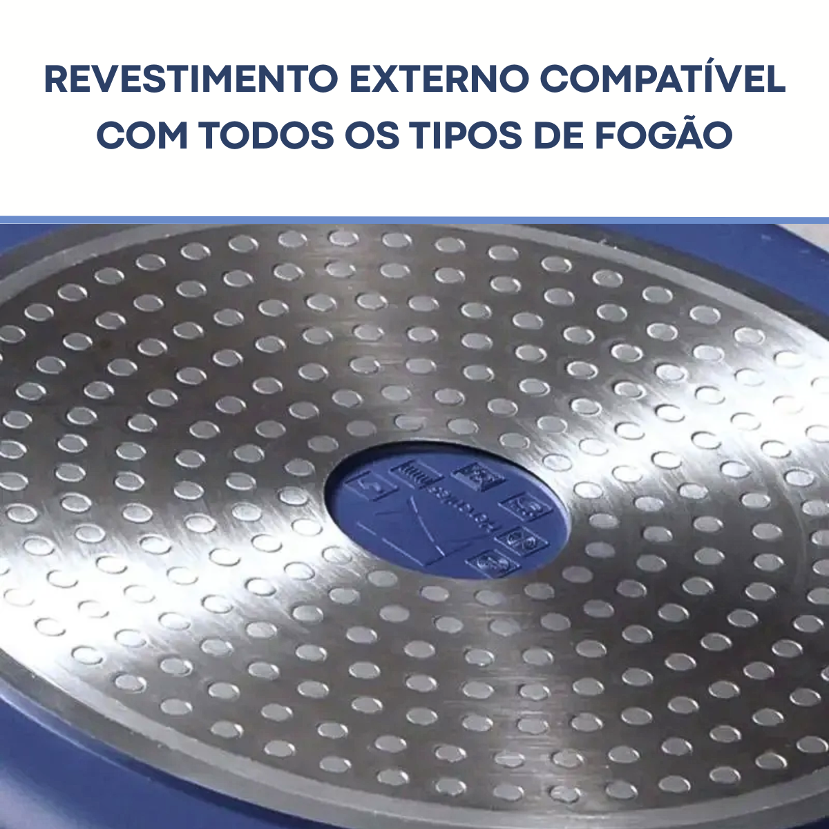 Frigideira Antiaderente Cerâmica 28cm Azul