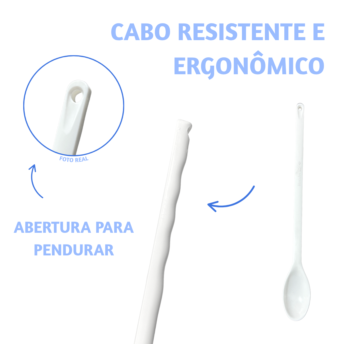 Colher Para Caldeirão Polipropileno 45cm