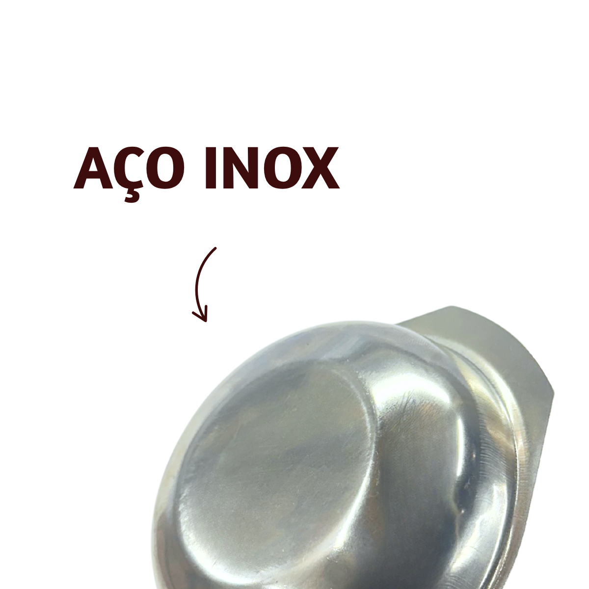 Mini Tigela Aço Inox 100ml