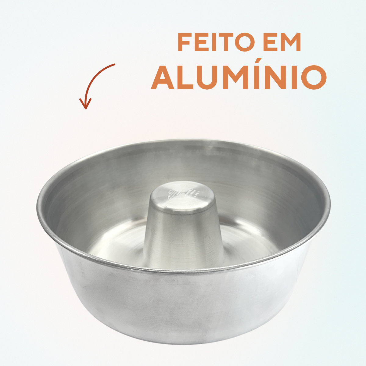 Forma alumínio redonda 9,5L