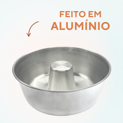Forma De Alumínio Redonda 9,5L