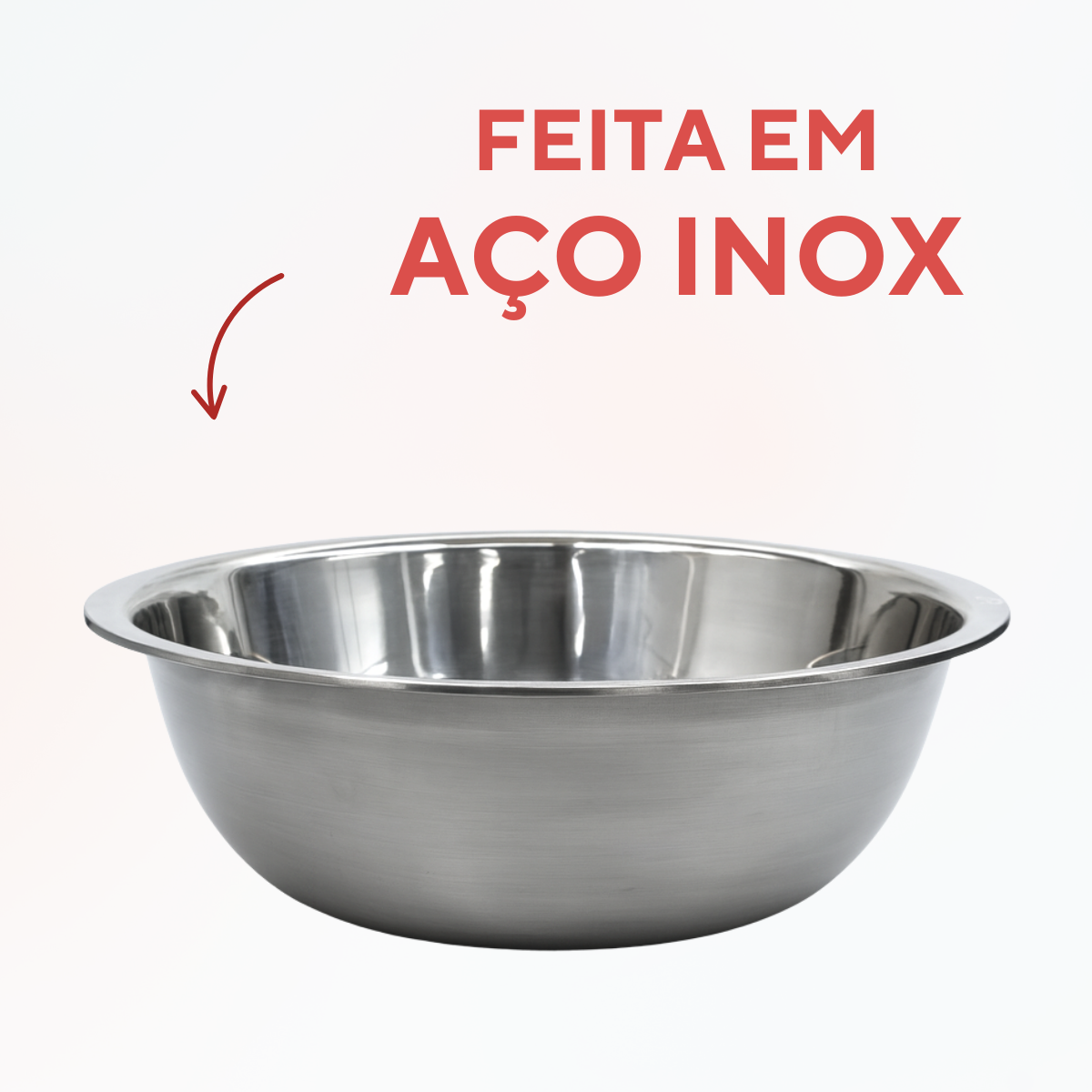 Bowl inox 10litros