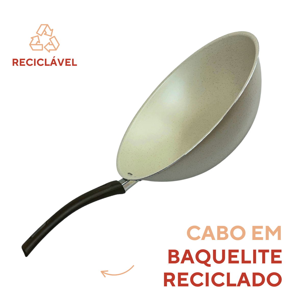 Frigideira Antiaderente 28cm Wok Eko