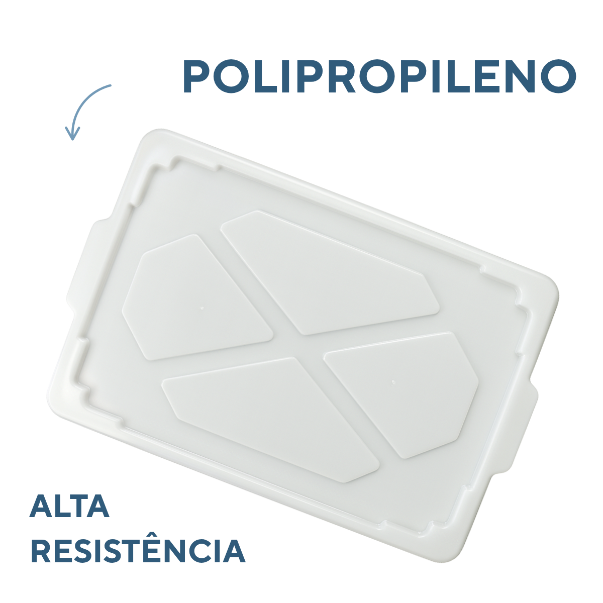 Caixa Multiuso C/Tampa 12 Litros Polipropileno