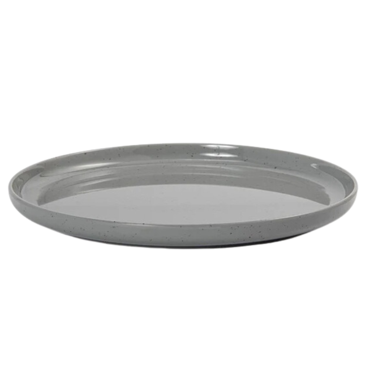 Jogo Jantar 12 Peças Melamina Areia Cinza Gourmet Mix