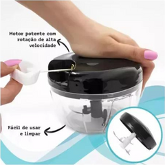 Processador de Alimentos 500ml Preto Cook
