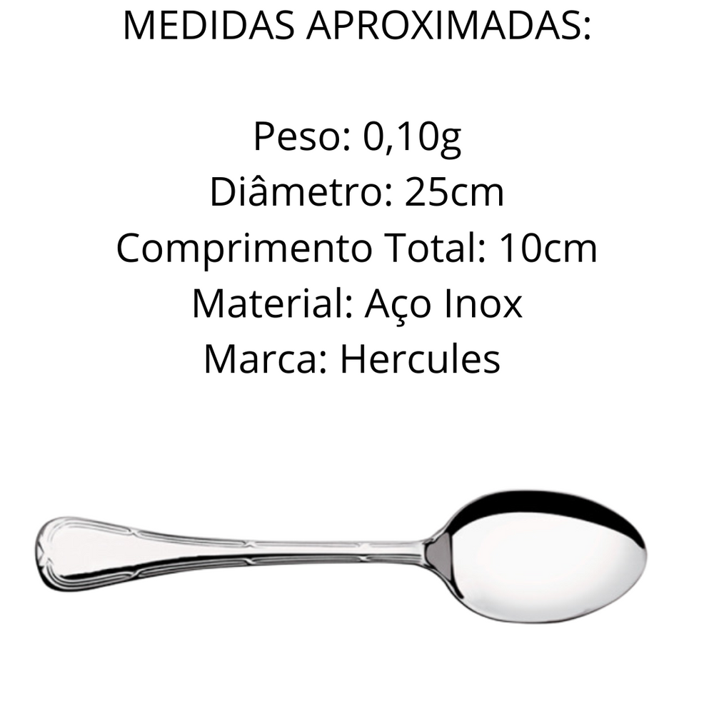 Colher de Café Croise Hercules aço inox Hercules