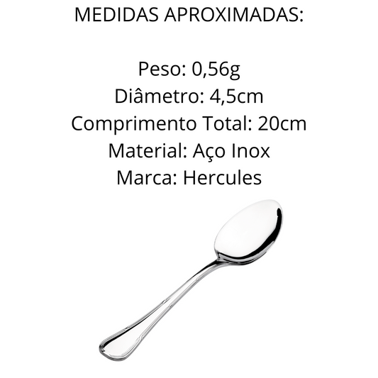 Colher Mesa Croise Hercules em Aço Inox