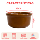 Cumbuca N°30 de Cerâmica Artesanal com 15,3 cm e 800 ml.