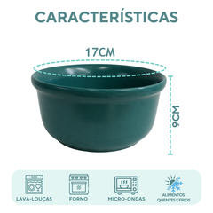 Cumbuca Cerâmica Refrataria Jade