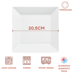 Prato Sobremesa Quartier Porcelana