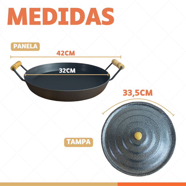 Tacho Aço Carbono 32cm Main Image