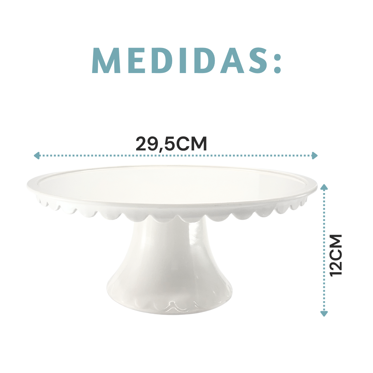 Suporte Para Bolo Com Pé Melamina