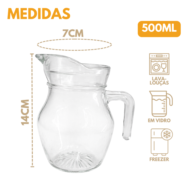 Jarra Safira de Vidro 500ml Main Image