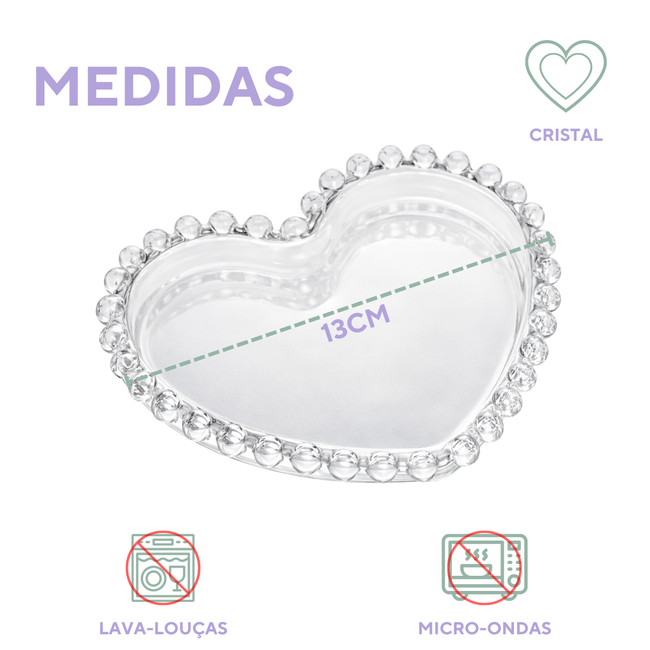 Pratinho Vidro Coração Main Image