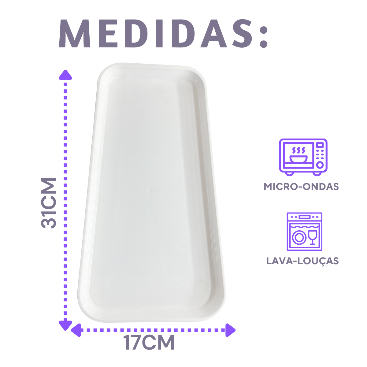 Travessa prato polipropileno inspire