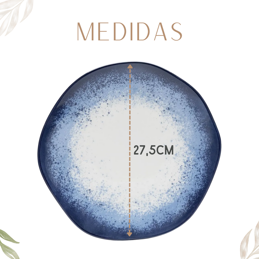 Prato raso galápagos oxford Oxford Pratos Rasos