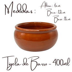 Cumbuca Paulista N°0 Bowl Barro Motta Servir 400ml Motta