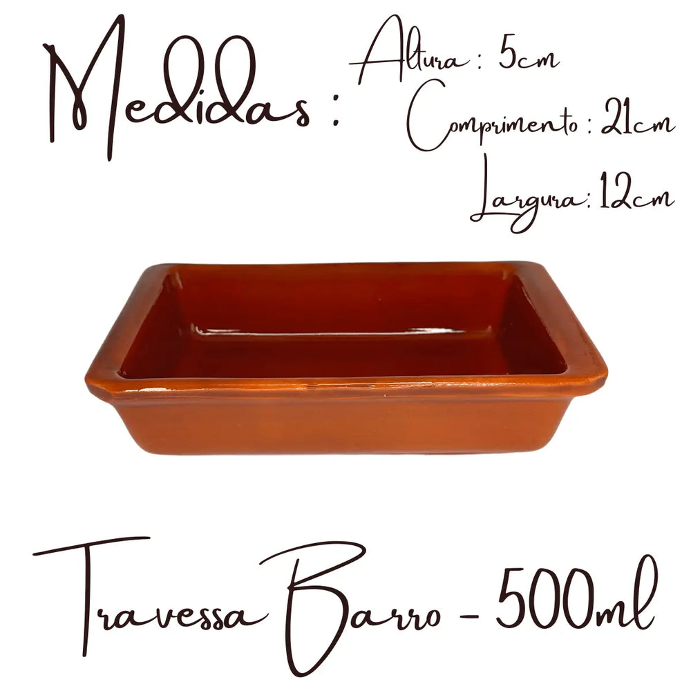 Assadeira Retangular N0 Barro Motta