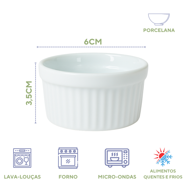 Ramekim porcelana 40ml 2°Linha Main Image