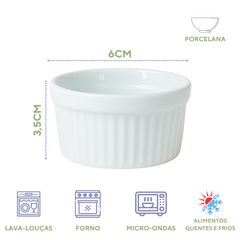 Ramekim porcelana 40ml 2°Linha