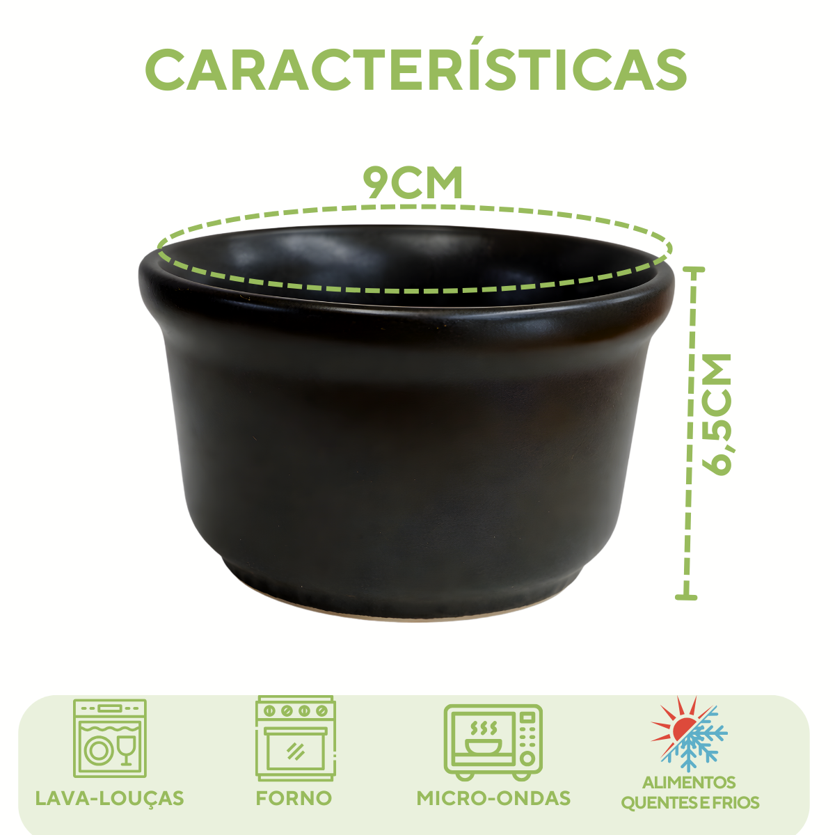 Cumbuca Ceramica Refrataria N18 Petróleo