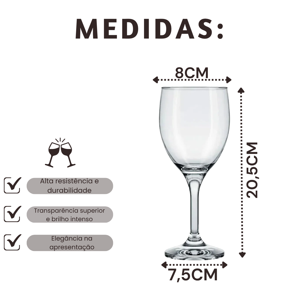Taça Imperatriz Agua 445ml Nadir Taça