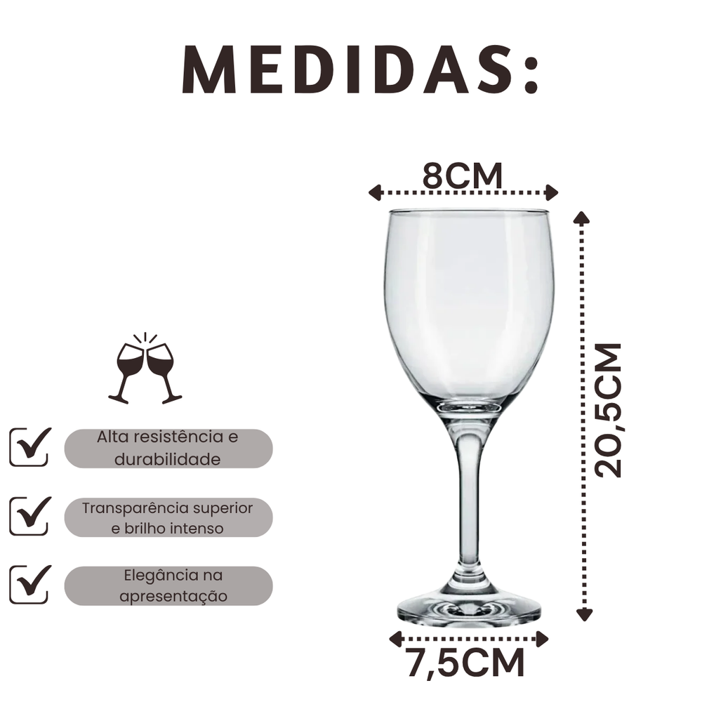 Taça Imperatriz Agua 445ml Nadir Taça