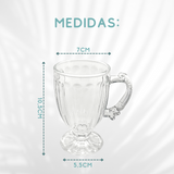 Xicara de Chá Vidro 190ml - A Gourmet