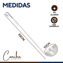 Concha em Aluminio N10 Hotel