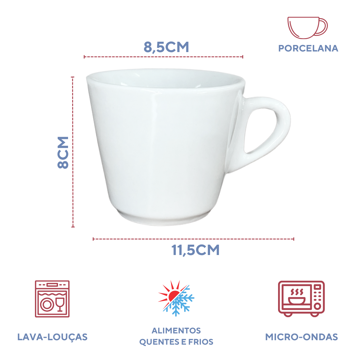 Kit 50 Xicara Chá Piramide Personalizado com sua logo