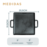 Tabua Quadrada Lisa Chapa Ferro Fundido